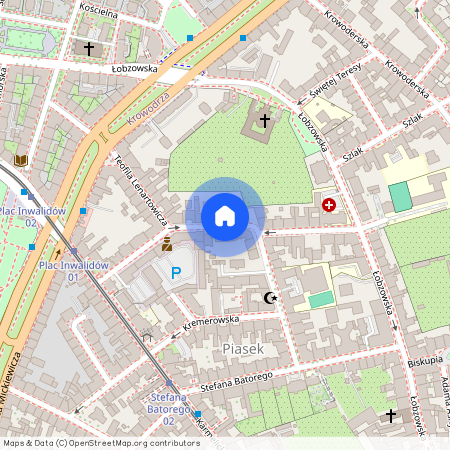 ul. Henryka Siemiradzkiego, Piasek, Stare Miasto, Kraków, małopolskie