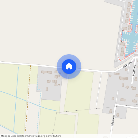 ul. Łąkowa, Wiślinka, Pruszcz Gdański, gdański, pomorskie