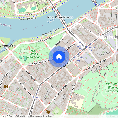 ul. Władysława Warneńczyka, Stare Podgórze, Podgórze, Kraków, małopolskie