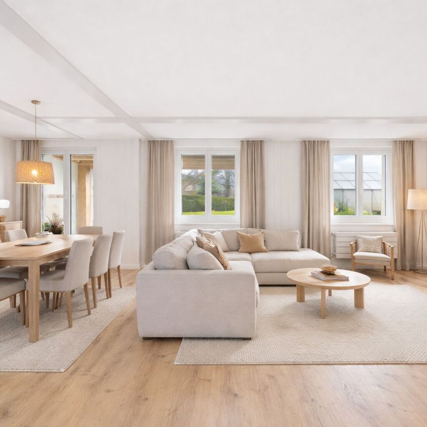 Élégant 3.5 pièces appartement rénové, loyer tout inclus - Photo 1