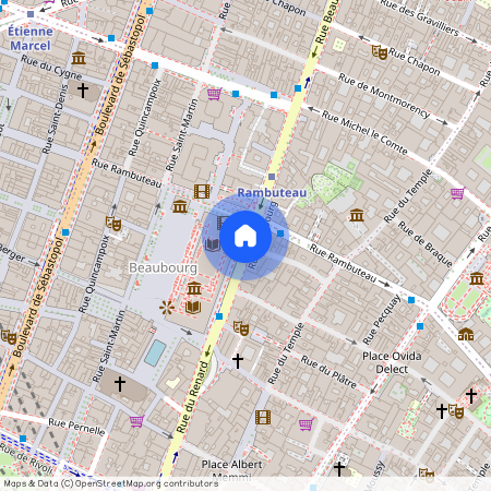 Rue Geoffroy l'Angevin et Rue Beaubourg 75004 Paris (4e arrondissement)