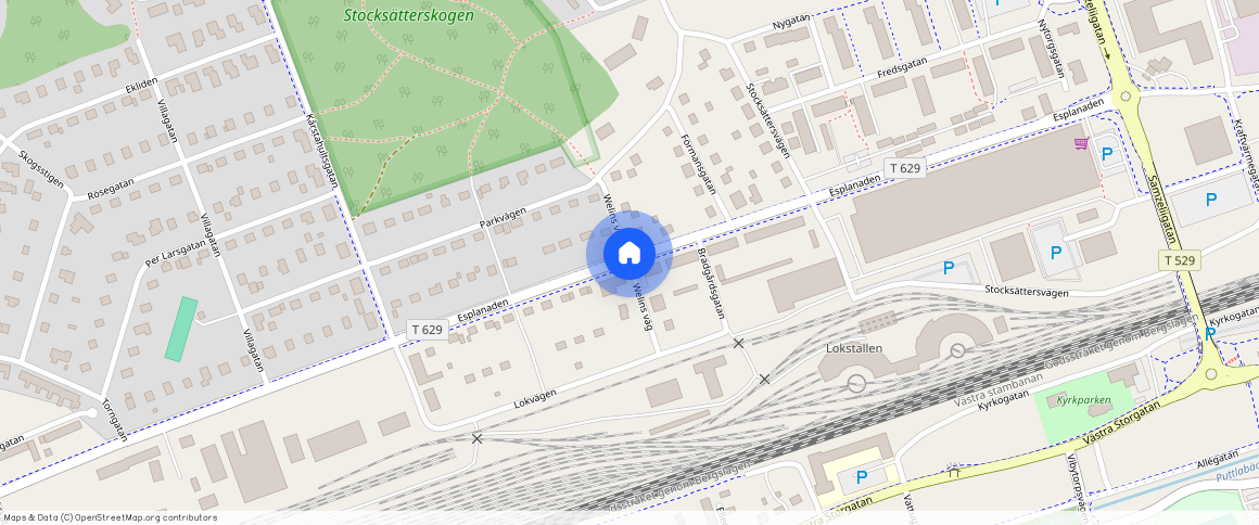 Welins väg, Hallsberg