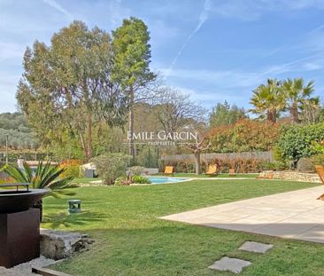 A louer, Mougins Cote d'Azur, maison contemporaine, piscine - Photo 4