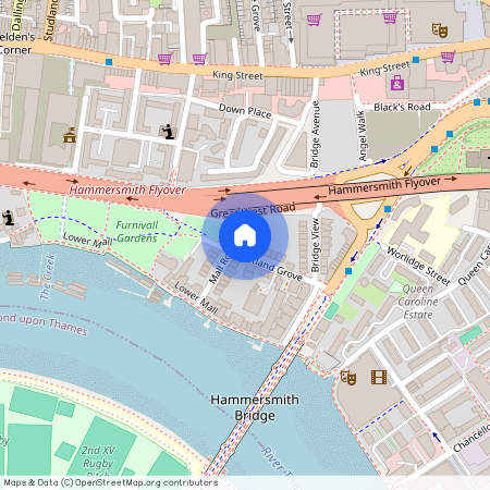 Mall Villas, Mall Road, Hammersmith, London, W6