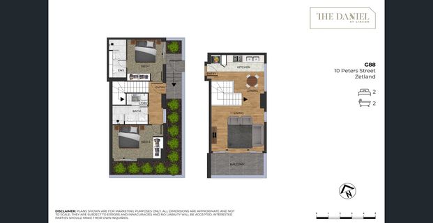 Brand new two-bedroom apartment in Zetland - Photo 1