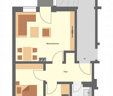 Wohnung, 2 Zimmer (58,9 m²) - Photo 2