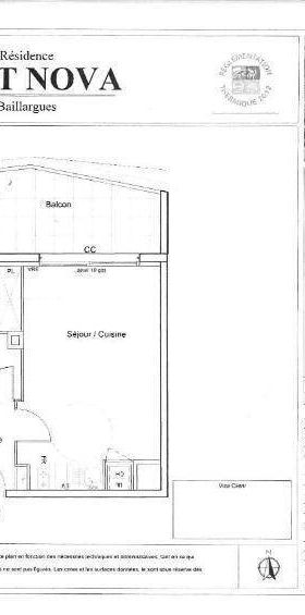 Location appartement neuf 2 pièces 40.31 m² à Baillargues (34670) - Photo 1