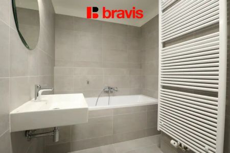 Pronájem bytu 2+kk, ul. Jižní, Brno - Horní Heršpice, novostavba - výhoda prvního nájemníka, balkon, garážové stání - Fotografie 4