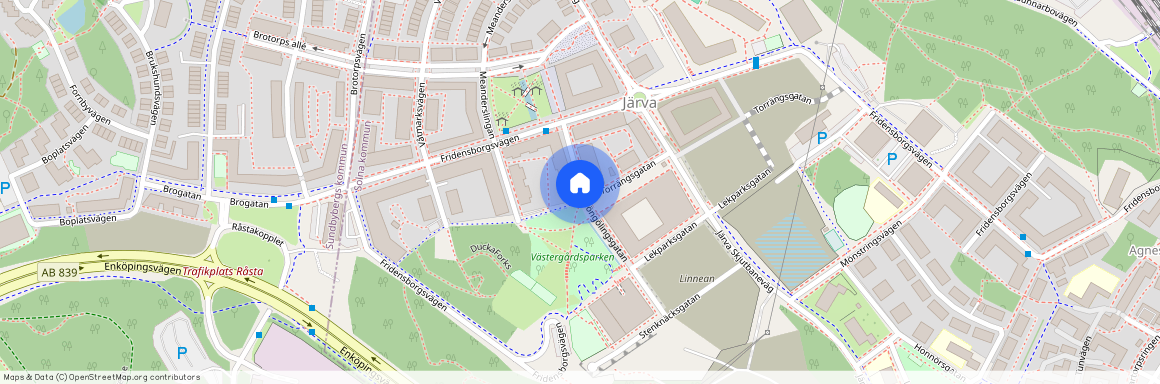 Järva Skjutbaneväg, Solna