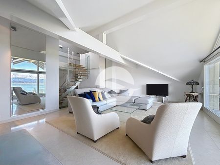 Superbe appartement meublé avec vue Lac et Alpes - Photo 2