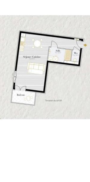 Appartement à louer 1 pièce 35.75m² - Photo 2