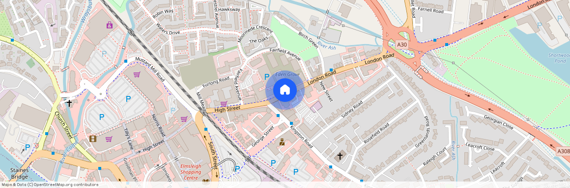 London Road, Staines, TW18 4BP, Surrey