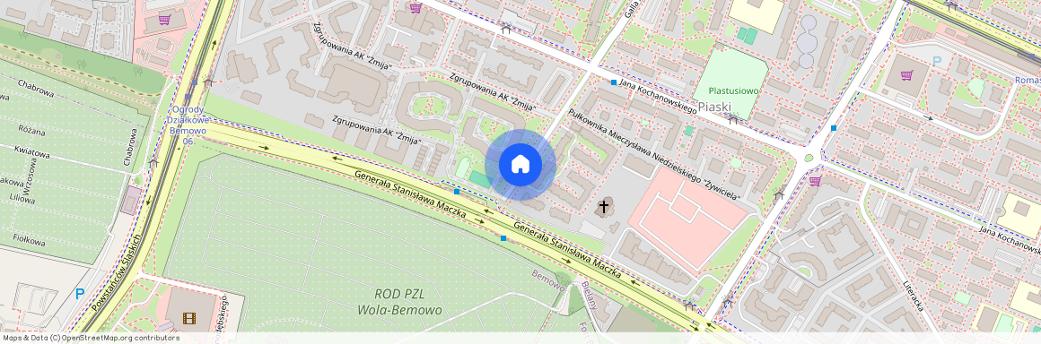 Warszawa, Bielany, płk., Mieczysława, Niedzielskiego, "Żywiciela"