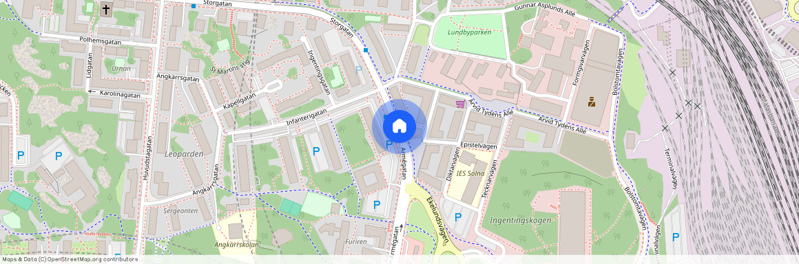Armégatan, Solna