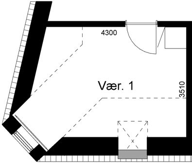 Værelse med fælles bad/toilet og fælles køkken - Foto 5