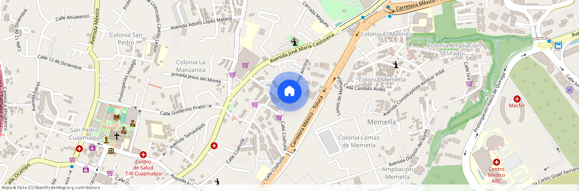Antonio Ancona, Colonia Cuajimalpa, C.P. 05000, Df / Cdmx