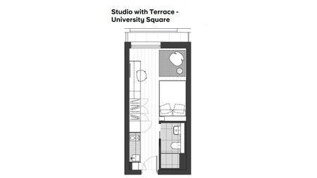 Studio with Terrace - Photo 5