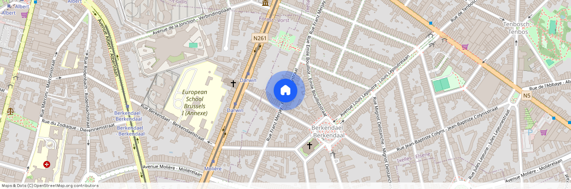 Rue Franz Merjay, 1050, Ixelles