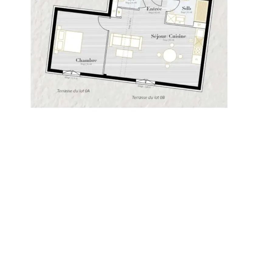 Appartement à louer 2 pièces 49.04m² - Photo 2