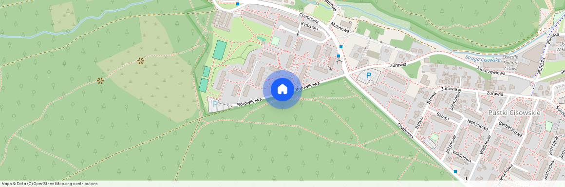 ul. Borowikowa, Pustki Cisowskie, Gdynia, pomorskie