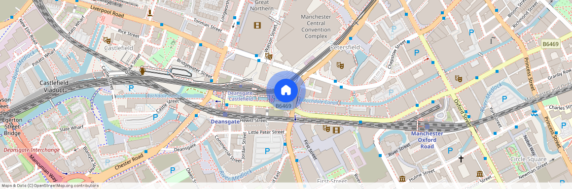 Greater Manchester, M1, Whitworth Street West, Manchester
