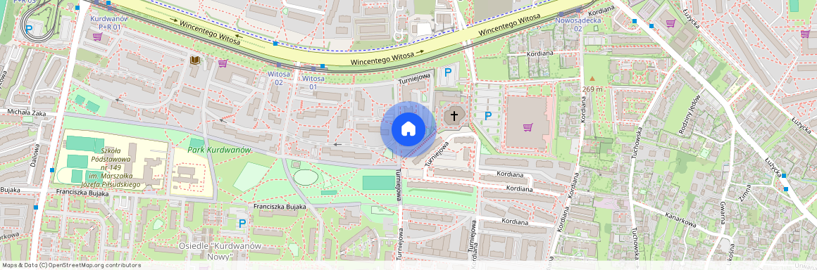 ul. Turniejowa, Kurdwanów, Podgórze Duchackie, Kraków, małopolskie