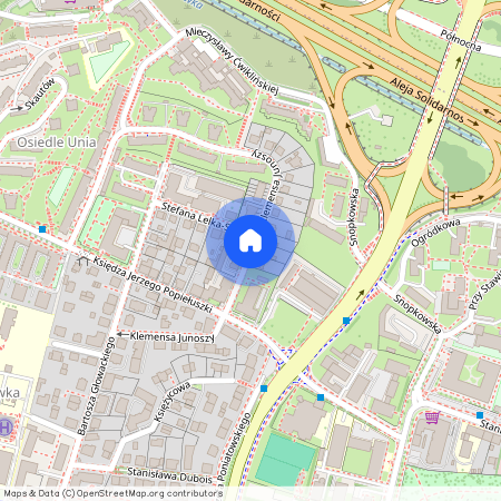 ul. Klemensa Junoszy, Wieniawa, Lublin, lubelskie