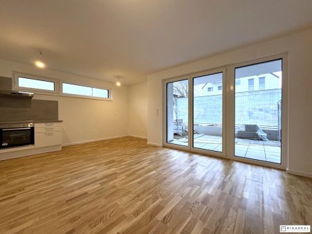 Blumengasse - ERSTBEZUG | 2 Zimmer Wohnung | Terrasse & Garten | zzgl. Tiefgaragenstellplatz - Photo 2