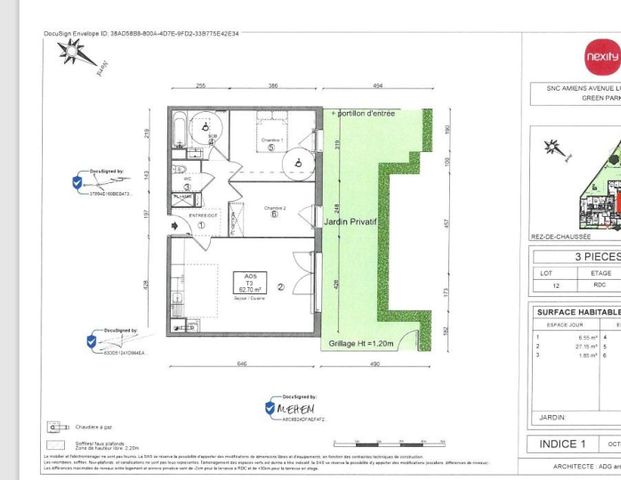 location Appartement T3 DE 62.7m² À AMIENS - Photo 1