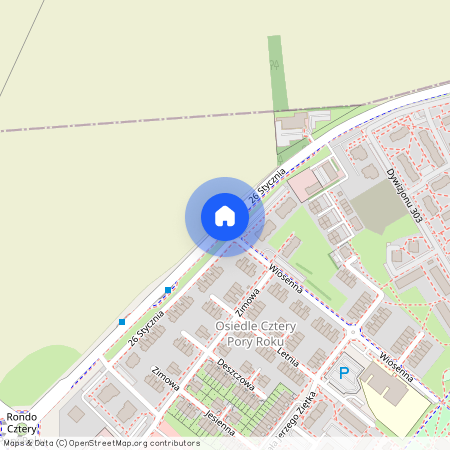 ul. 26 Stycznia, Knurów, gliwicki, śląskie