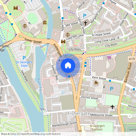 Festival Flats Fishergate, York, North Yorkshire, YO10 4AF