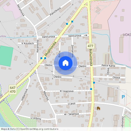 Olešní, Ostrava - Muglinov