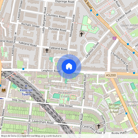 Leighton Road, NW5, London