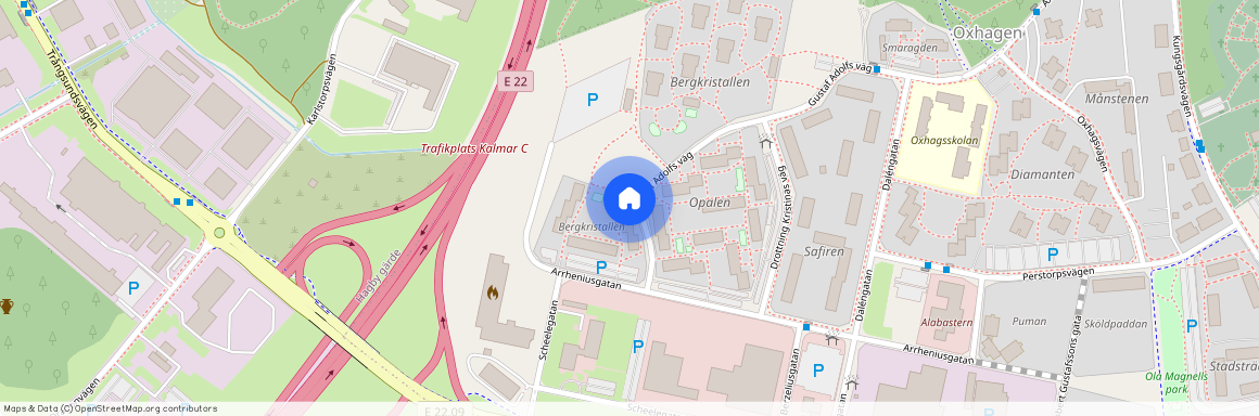 Gustaf adolfs väg 3 C Oxhagen, Kalmar