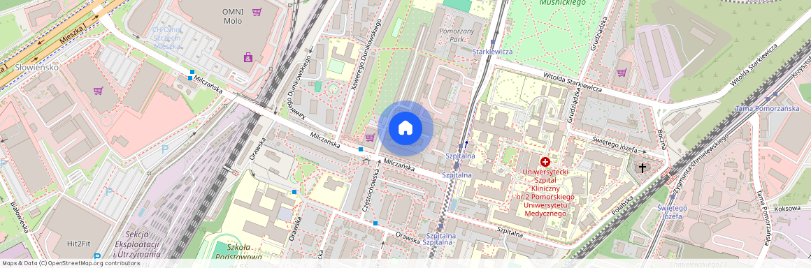 ul. Milczańska, Pomorzany, Zachód, Szczecin, zachodniopomorskie