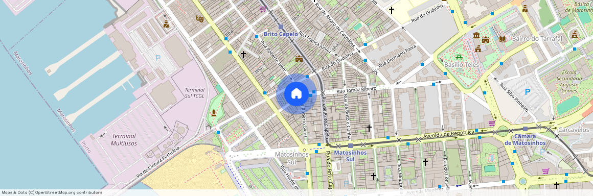 Rua de Tomás Ribeiro, Portugalia, Matosinhos