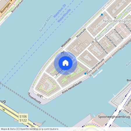 Noordereiland, 3071 LB, Prins Hendriklaan, Rotterdam