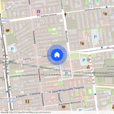 ul. Narutowicza, Centrum, Śródmieście, Łódź, łódzkie