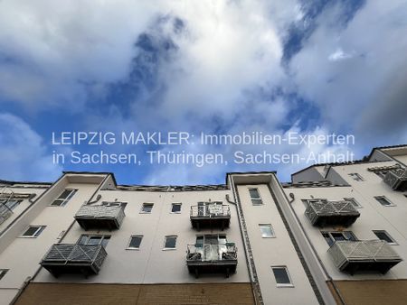 2-Raumwohnung mit schöner Aussicht in den Leipziger Auwald - Terrasse und Balkon / Einbauküche / große Dusche / Fahrstuhl / Tiefgarage / WG geeignet - Foto 2