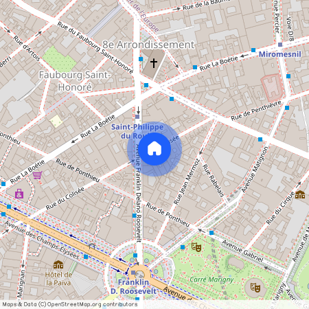 75008, 36 Rue Du Colisée, Paris