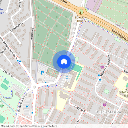 ul. Szkolna, Lubin, lubiński, dolnośląskie