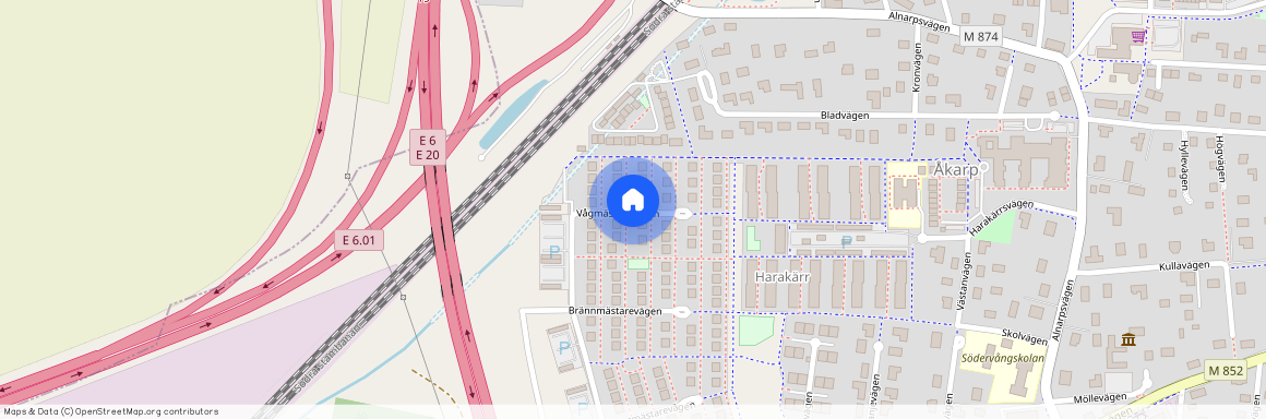 Vågmästarevägen, Åkarp