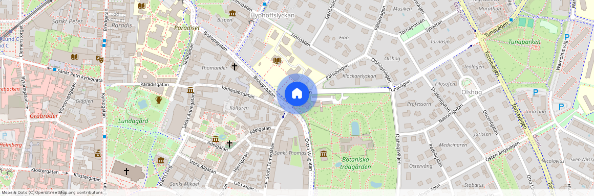 Pålsjövägen, Lund