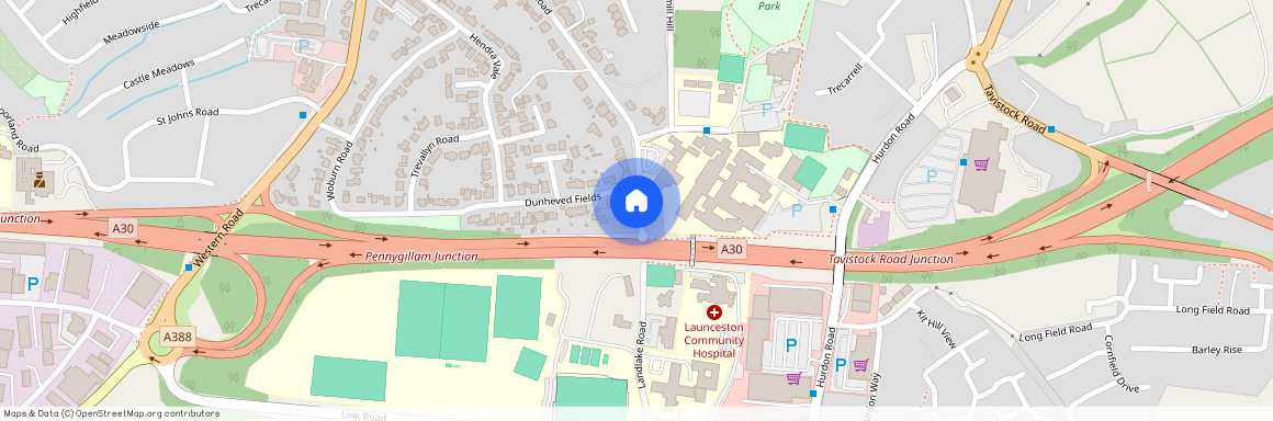 Dunheved Road, Launceston, Cornwall, PL15