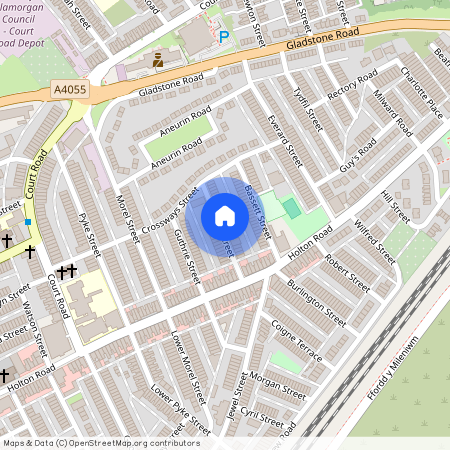 St James Gardens, Brook Street, Barry