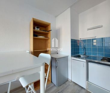 KRUTENAU - STUDIO MEUBLE AVEC BALCON - 18.48m² - Photo 2