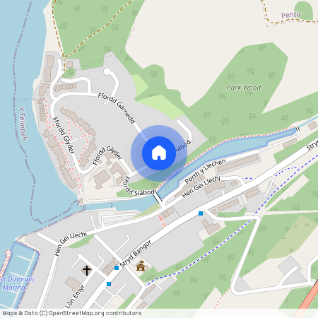 Ffordd Siabod, Y Felinheli