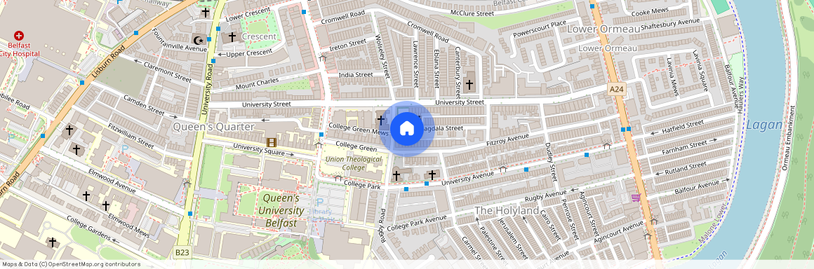 One Double Bedroom Available, 5 Magdala Street, Belfast, BT7 1PU