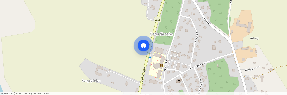 Färnebovägen, Österfärnebo