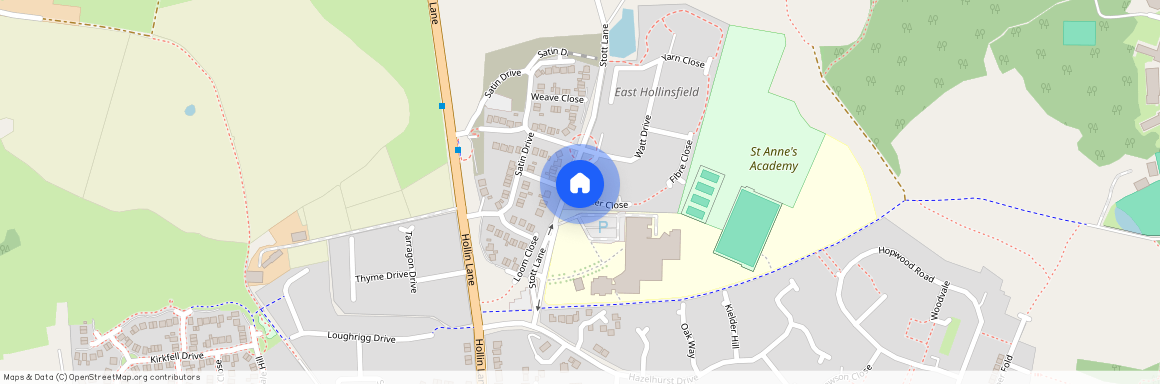 Greater Manchester, M24, Boulter Close, Middleton